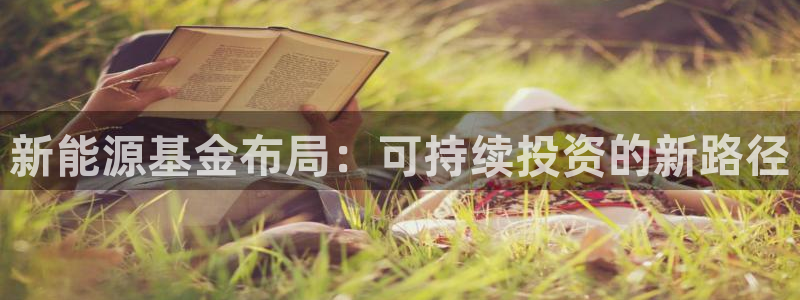 摩根娱乐宝秒单:新能源基金布局:可持续投资的新路径