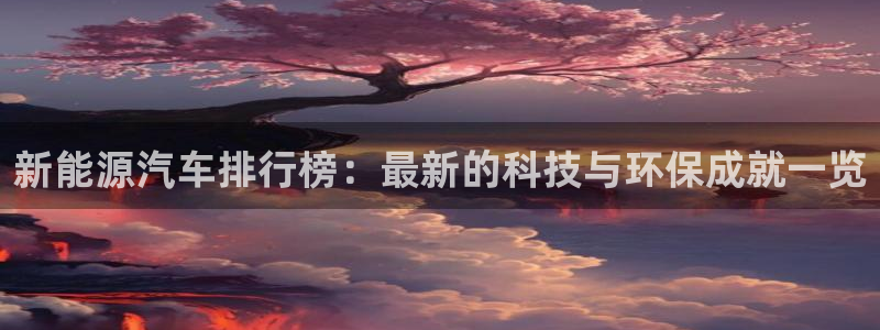 摩根娱乐开户 总s管50015：新能源汽